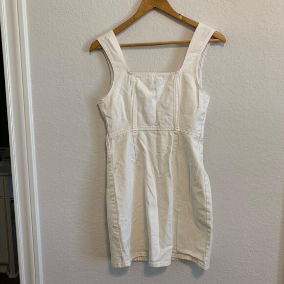 Urban Outfitters White Button-Down Mini Dress - Picture 5 of 5